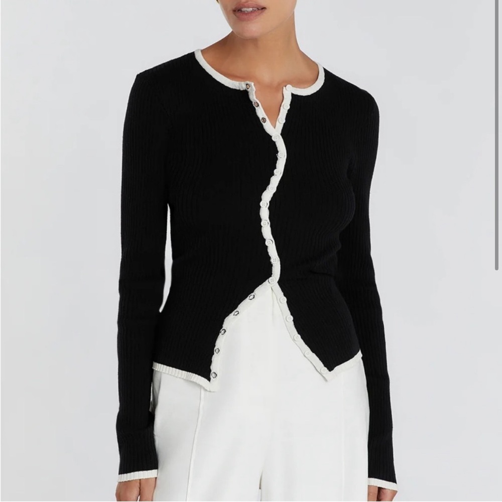 Contrast Cardigan